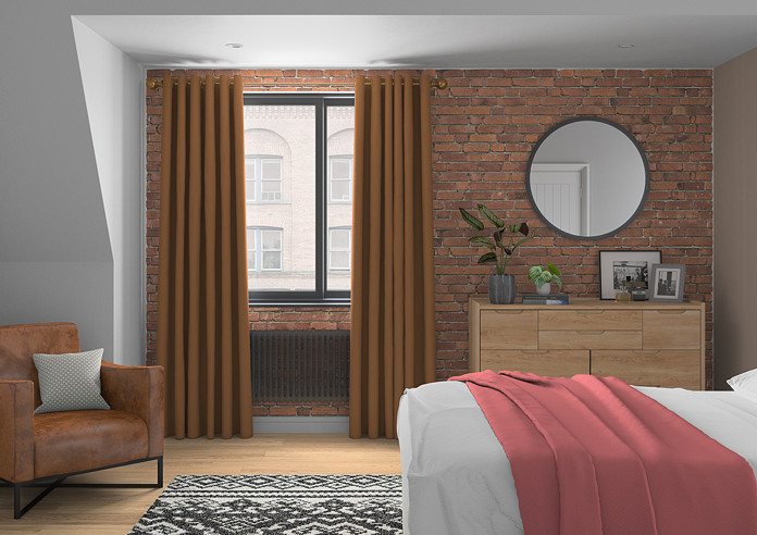 Faux Suede, Latte - Made to Measure Curtains - Image 5